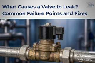 What Causes a Valve to Leak? Causes & Fixes