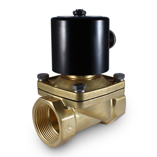 1-1/2" 110V AC Electric Brass Solenoid Valve