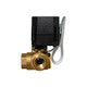 1/2" Brass 3 Way Electric Ball Valve - 3 Wire