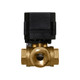 3/4" Brass 3 Way Electric Ball Valve - 3 Wire
