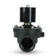 heavy-duty, plastic, zero differential pressure, gravity feed automation, flow control electric solenoid valve