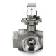 Closed three way manual ball valve - L type SS Closed three way manual ball valve - L type SS