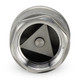 Vertical spring check valve open Vertical spring check valve open