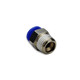 Male Straight Connector Push Connect Fitting - 5 Pack