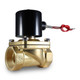 1-1/2" 110V AC Electric Brass Solenoid Valve