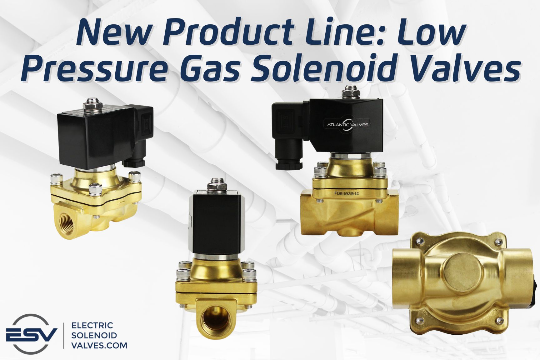 New Product Line Low Pressure Solenoid Gas Valves