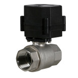 1" Stainless Electric Ball Valve - 2 Wire Auto Return