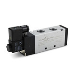 1/2" 5 Port (4 Way), 2 Position Pneumatic Solenoid Valve