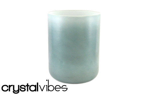 6" Opaque Blue Tourmaline Fusion Crystal Singing Bowl