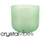 8" Translucent Emerald Fusion Crystal Singing Bowl