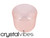 10" Translucent Rose Quartz Fusion Crystal Singing Bowl