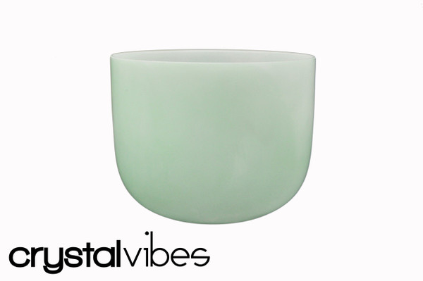 8" Empyrean Emerald Fusion Crystal Singing Bowl