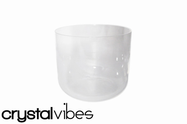 6" Clear Crystal Singing Bowl Crystal Vibes