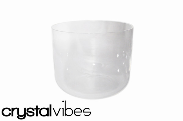 7" Clear Crystal Singing Bowl Crystal Vibes
