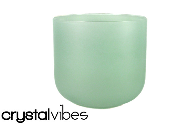 8" Translucent Malachite Fusion Crystal Singing Bowl