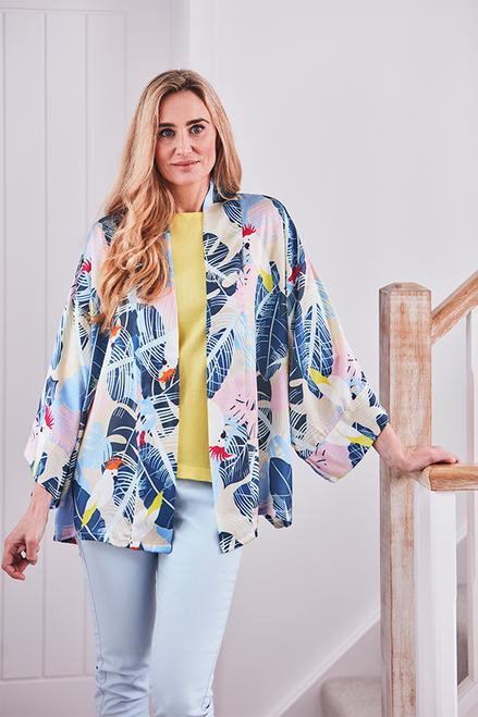 Silk Kimono in Jungle