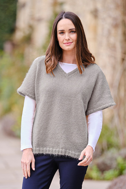 Mohair Slipover in Cygnet