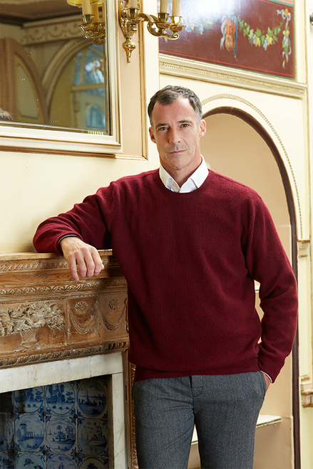 Gents Cashmere Tuck Stitch