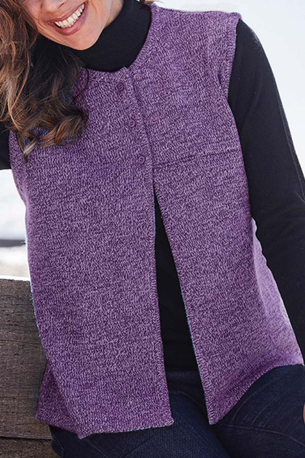 Merino Button Gilet