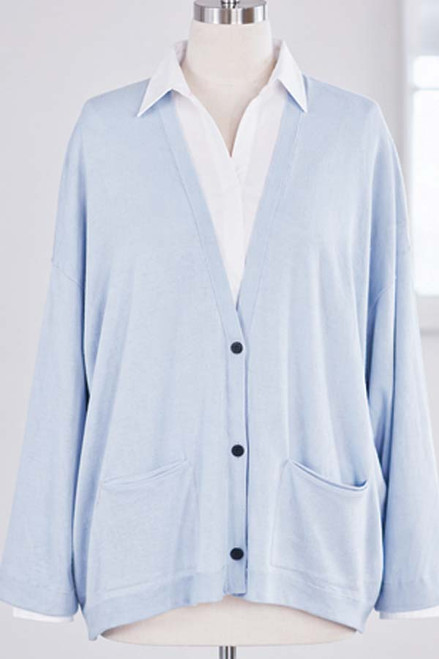 Cashmere Silk Cardigan size (M)