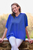 Linen Box Tunic in Royal Blue