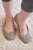 Harris Tweed Ballerina Slippers in Pink Check