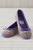 Harris Tweed Ballerina Slippers in Multi Tweed