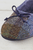 Harris Tweed Ballerina Slippers in Denim Tweed