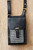 Harris Tweed Cross Body Bag in Black/Dogtooth