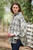 British Wool Cape in Cream Check
