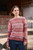 Alpaca Blend Crew Neck Sweater in Autumn Pink