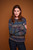 Alpaca Blend Crew Neck Sweater in Blue Skies