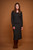 Yashino Ribbed V-Neck Sweater in Charcoal