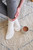Ladies Mohair Bed Socks in Cream