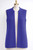 Alpaca Moss Stitch Gilet Hyacinth in Size (M)