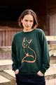 Fox Sweater in Green