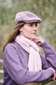 Harris Tweed Cap in Lilac Patch