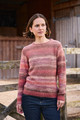 Alpaca Blend Crew Neck Sweater in Autumn Pink