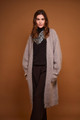 Mohair Rib Coatigan in Cygnet