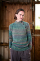 Alpaca Mix Button Turtle Neck Sweater