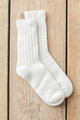Ladies Mohair Bed Socks in Cream
