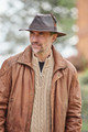 Unisex Wax Trilby Hat