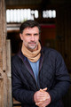 Cashmere & Merino Ribbed Neckwarmer in Caramel