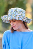 Floral Wide Brim Hat