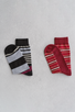Gents Striped Cashmere Socks Coniston amd Derwent