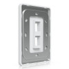 Ubiquiti (UACC-WP-Keystone-V-2P) Ubiquiti Universal Paintable Keystone Wall Plate, 4-Pack, Universal Keystone Wall Plate, Paintable Cover For Clean, Customizable Finish.
