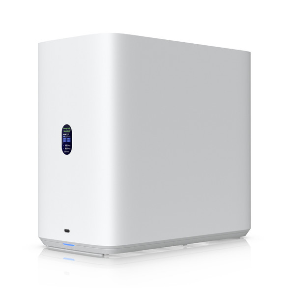 Ubiquiti (UNAS-4-W) Ubiquiti UNAS 4, White, UniFi Network Storage (4)2.5/3.5' HDD Bays,(2)M.2 NVMe SSD Cach Slot,2.5 GbE, USB-C Connect, PoE+++ Adapter, Compact Footprint Ubiquiti (UNAS-4-W) Ubiquiti UNAS 4, White, UniFi Network Storage (4)2.5/3.5' HDD Bays,(2)M.2 NVMe SSD Cach Slot,2.5 GbE, USB-C Connect, PoE+++ Adapter, Compact Footprint