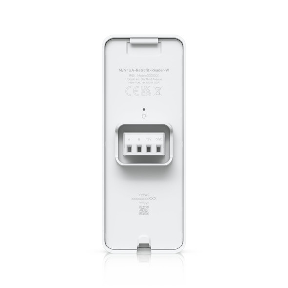 Ubiquiti (UA-Retrofit-Reader-W) Ubiquiti Retrofit Reader, Indoor/Outdoor OSDP Reader, NFC Card, Touch Pass Support, Compatible With UniFi Retrofit Hub Existing Cabling.
