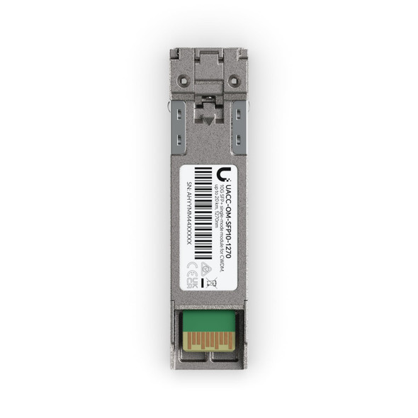 Ubiquiti (UACC-OM-SFP10-1310) Ubiquiti 10G CWDM Single-Mode Optical Module, SFP+ Transceiver CWDM Supports 10G Connections, 20 Km Using Single-Mode Fiber, Duplex LC UPC connector