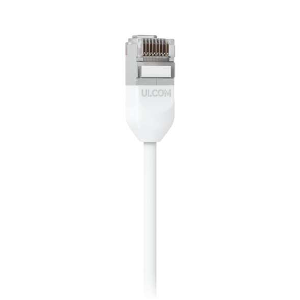 Ubiquiti (UACC-Cable-Patch-Outdoor-C6A-12M-W) Ubiquiti UniFi Premium Patch Cable Outdoor, 12M, White, Ultra-thin, Rugged, Shielded Patch, Designed &Optimized, For 10 GbE networking, 2Yr Warr